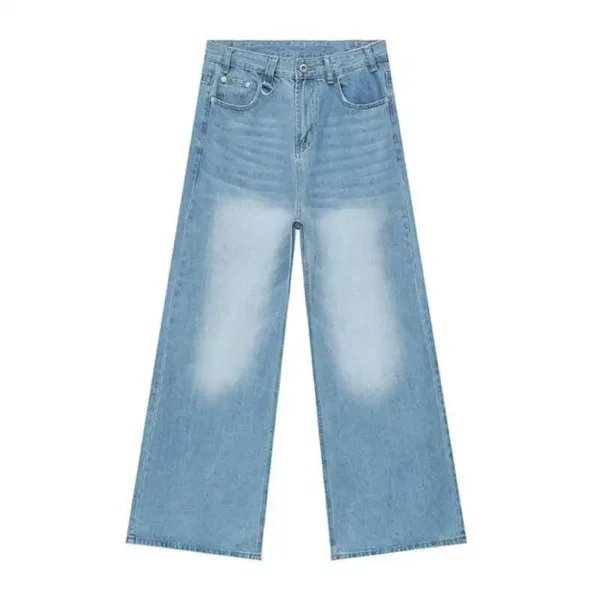 Cleanfit Solid Color Straight Wide Leg Jeans - Image 9