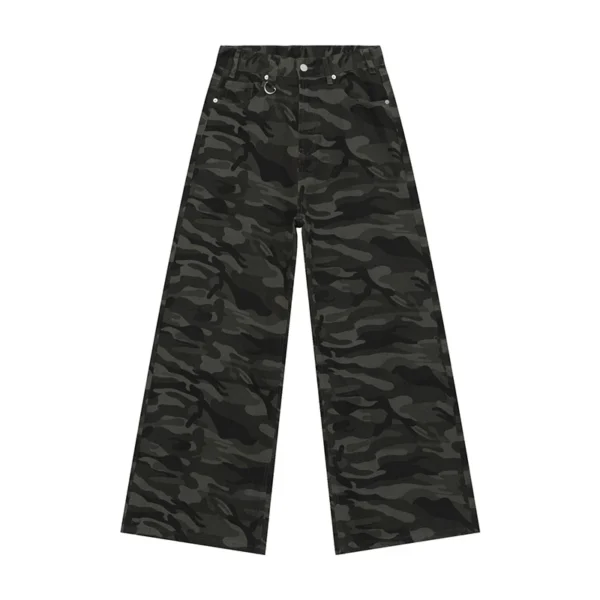 Vintage Distressed Baggy Wide Leg Jeans - Image 8