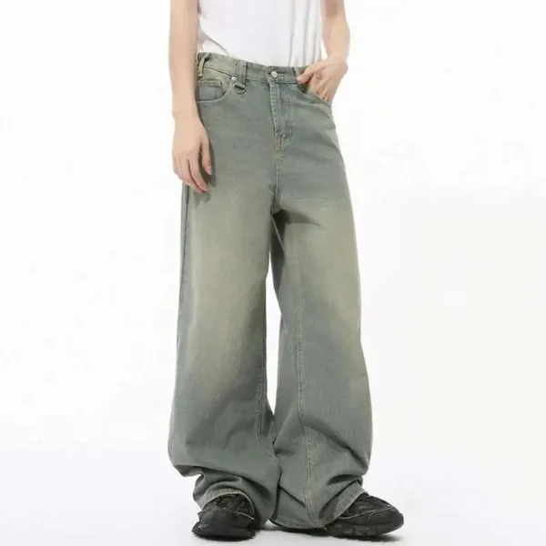 Vintage Droop Straight Wide Leg Jeans - Image 11