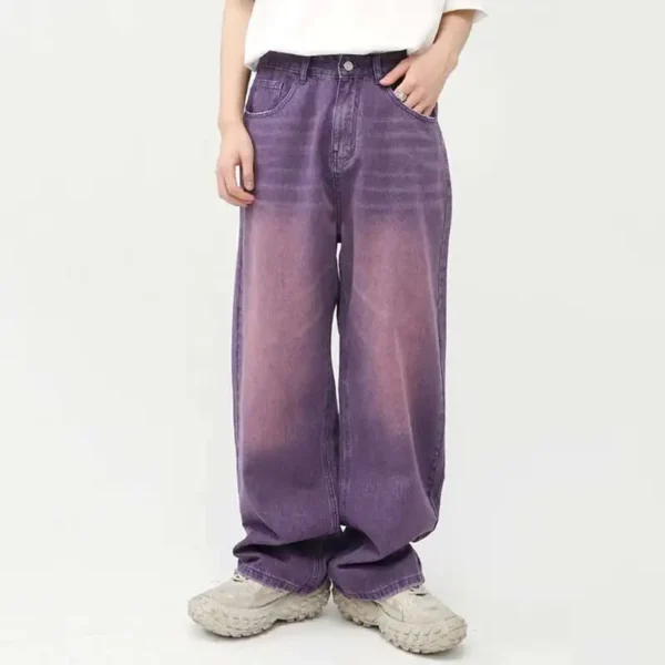 Vintage Straight Wide Leg Jeans - Image 4