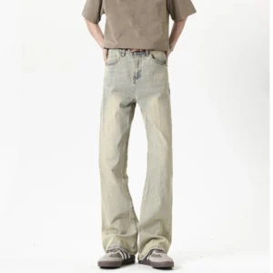 Vintage Gradient Bootcut Jeans