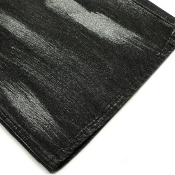 Hand Painted Contrast Bootcut Wide Leg Jeans - Image 4