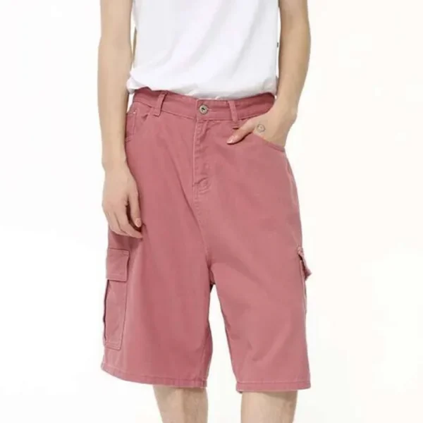 Denim Shorts Wide Leg Vintage Washed jorts - Image 5