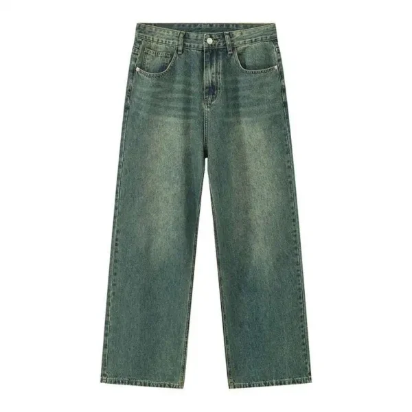 Vintage Straight Wide Leg Jeans - Image 8