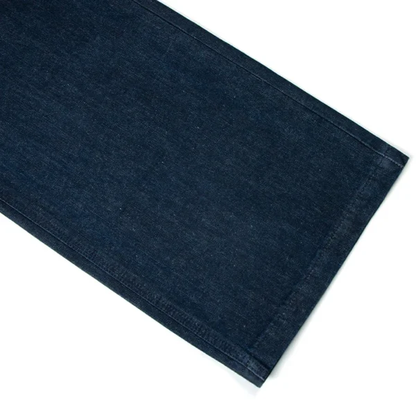 Solid Color Wide Leg Straight Jeans - Image 6