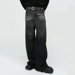 Alternative view of Vintage Baggy Loose Wide Leg Jeans