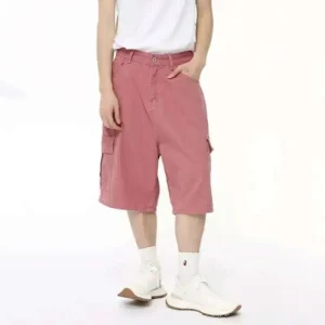 Denim Shorts Wide Leg Vintage Washed jorts