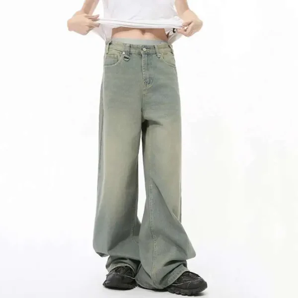 Vintage Droop Straight Wide Leg Jeans - Image 10
