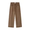 Vintage Coffee Wide Leg Jeans