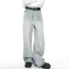 gradient wash baggy jeans
