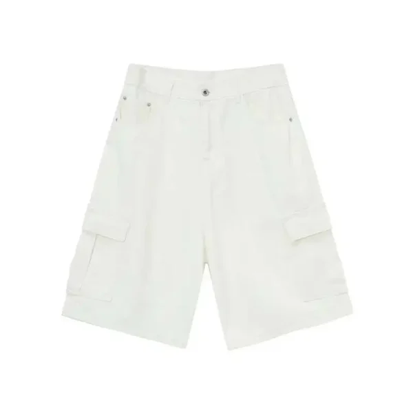 Denim Shorts Wide Leg Vintage Washed jorts - Image 9